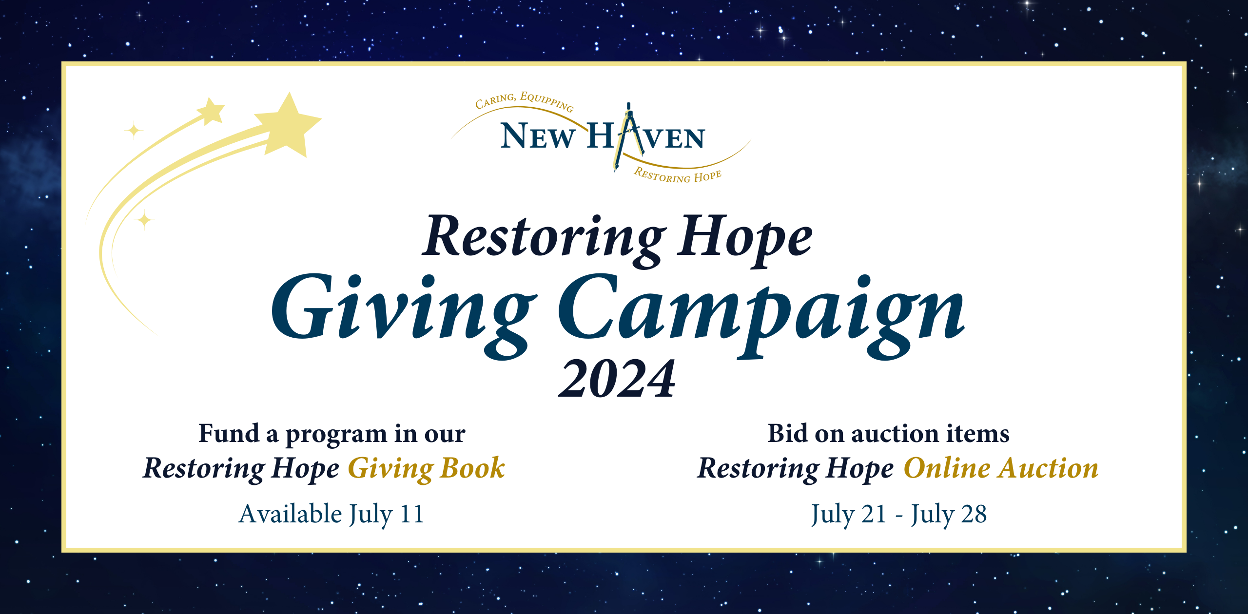 Restoring Hope Giving Campaign 2024